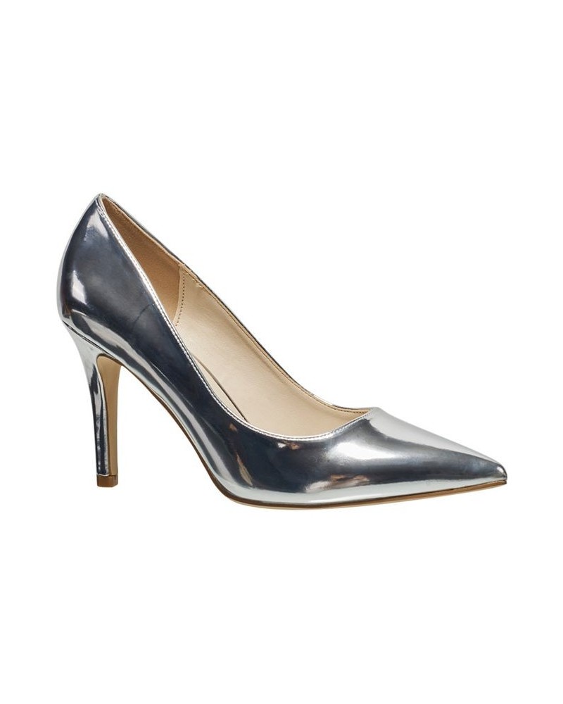 Women's Gayle Pointed Pumps Silver $49.98 Shoes