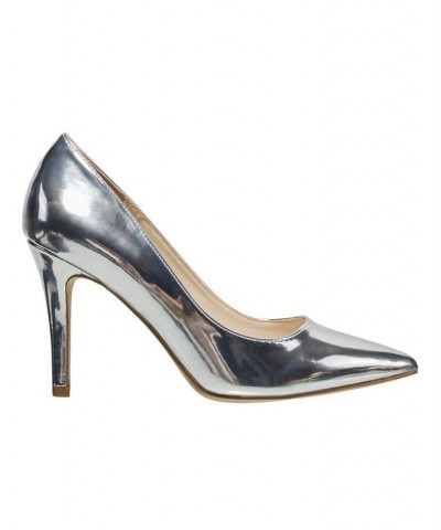 Women's Gayle Pointed Pumps Silver $49.98 Shoes