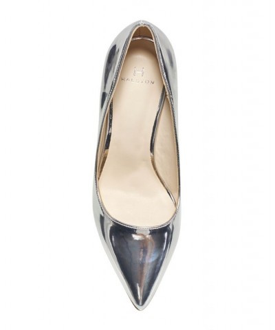 Women's Gayle Pointed Pumps Silver $49.98 Shoes