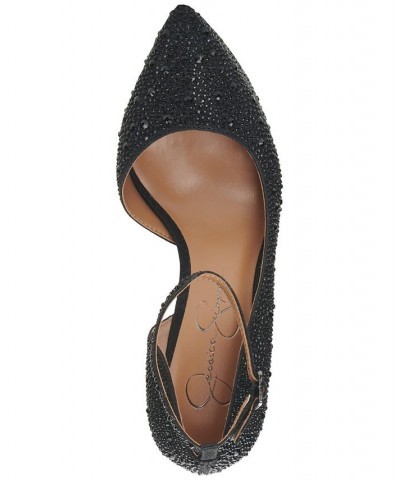 Women's Ormanda Embellished Platform Pumps Black $51.43 Shoes