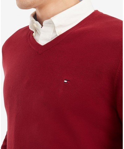 Men's Signature Solid V-Neck Sweater PD05 $29.90 Sweaters