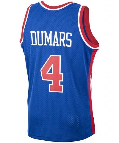 Men's Joe Dumars Blue Detroit Pistons 1988-89 Hardwood Classics Swingman Player Jersey $47.85 Jersey