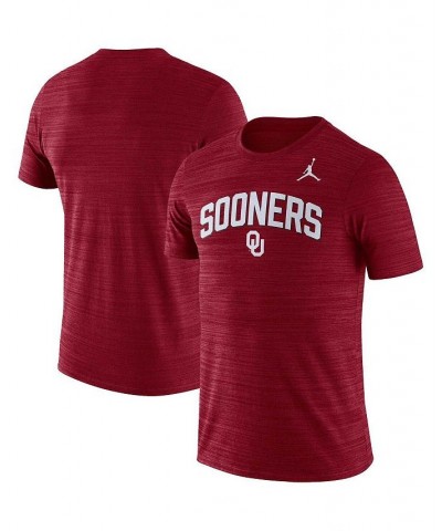 Men's Brand Crimson Oklahoma Sooners 2022 Game Day Sideline Velocity Performance T-shirt $22.00 T-Shirts