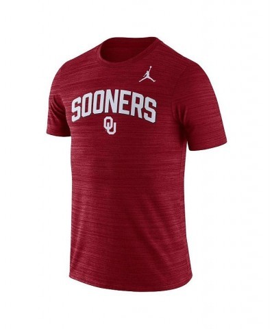 Men's Brand Crimson Oklahoma Sooners 2022 Game Day Sideline Velocity Performance T-shirt $22.00 T-Shirts