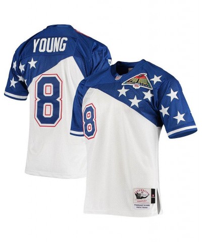 Men's Steve Young White, Blue NFC 1994 Pro Bowl Authentic Jersey $93.00 Jersey