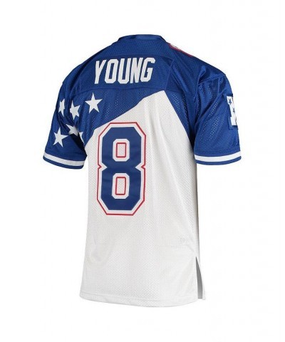 Men's Steve Young White, Blue NFC 1994 Pro Bowl Authentic Jersey $93.00 Jersey