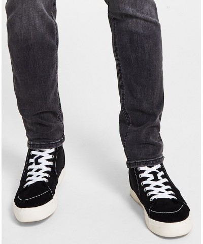 Men's David Slim Athletic Oil Chrome Jeans Black $19.20 Jeans