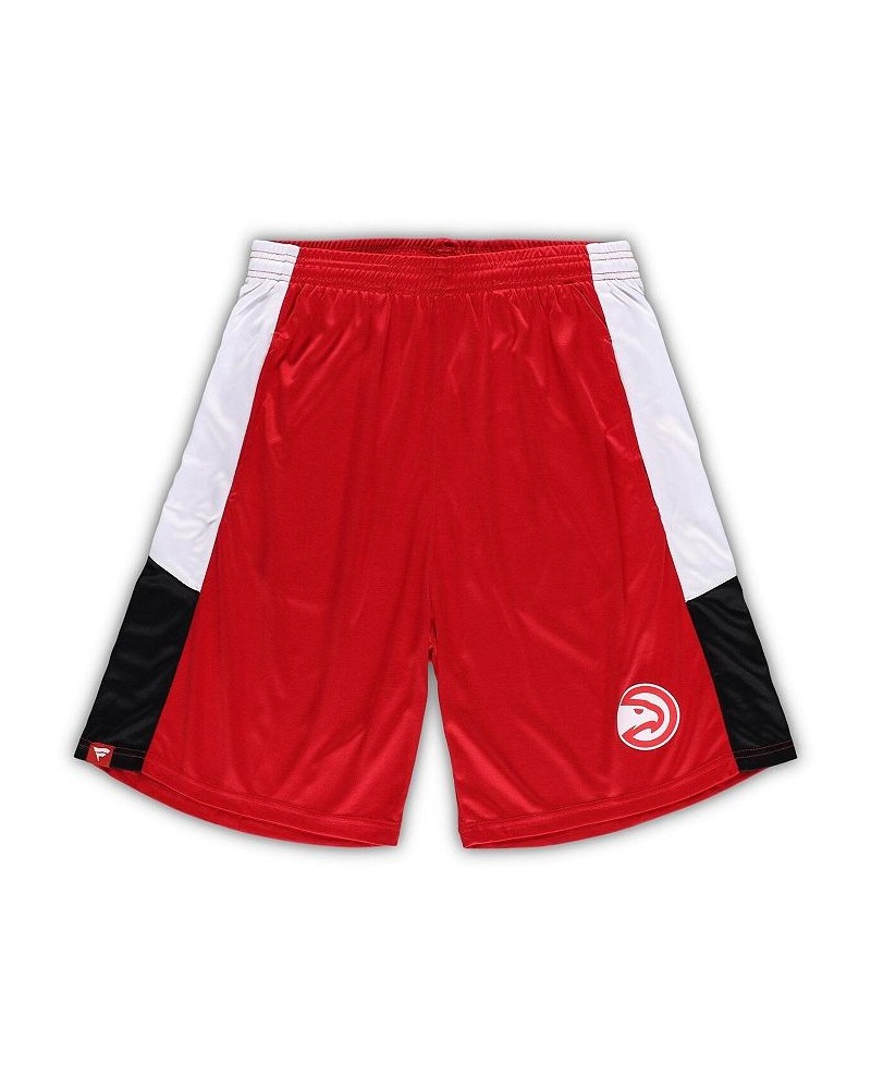 Men's Branded Red Atlanta Hawks Big and Tall Champion Rush Practice Shorts $24.00 Shorts