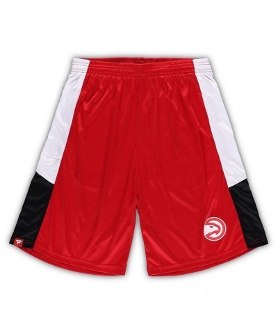 Men's Branded Red Atlanta Hawks Big and Tall Champion Rush Practice Shorts $24.00 Shorts