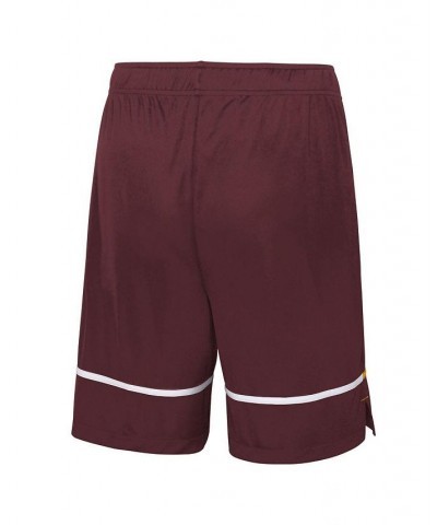 Men's Burgundy Washington Commanders Combine Authentic Rusher Training Shorts $25.79 Shorts