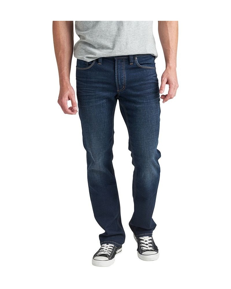 Men's Allan Classic Fit Straight Leg Jeans Blue $45.08 Jeans