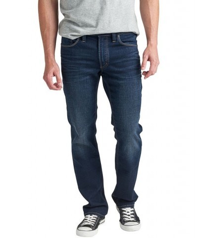 Men's Allan Classic Fit Straight Leg Jeans Blue $45.08 Jeans