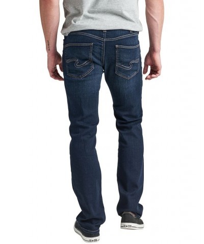 Men's Allan Classic Fit Straight Leg Jeans Blue $45.08 Jeans