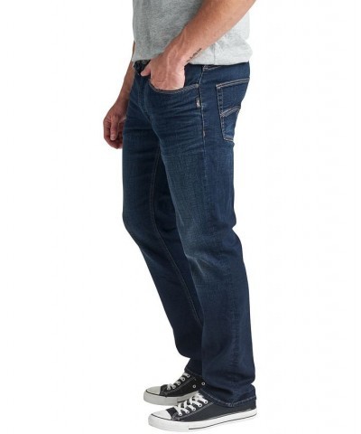 Men's Allan Classic Fit Straight Leg Jeans Blue $45.08 Jeans