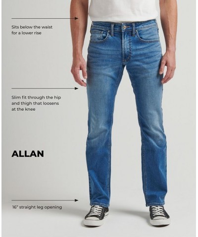 Men's Allan Classic Fit Straight Leg Jeans Blue $45.08 Jeans