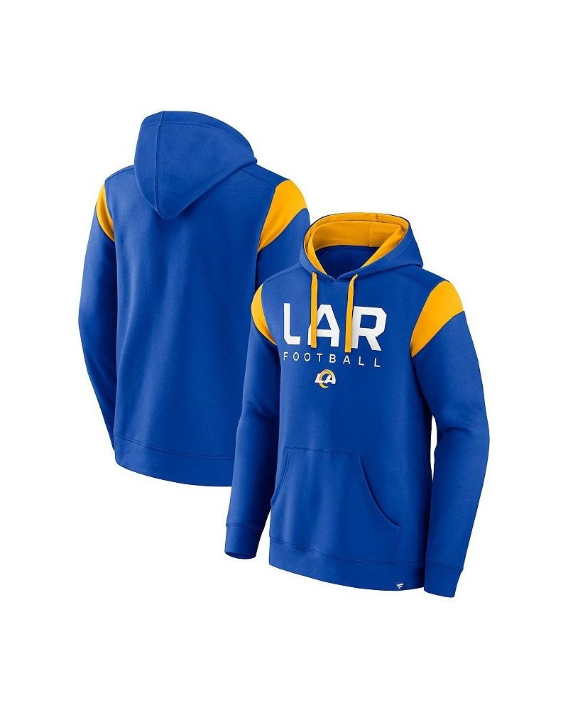 Men's Branded Royal Los Angeles Rams Call The Shot Pullover Hoodie $36.56 Sweatshirt