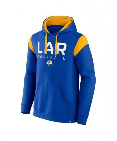 Men's Branded Royal Los Angeles Rams Call The Shot Pullover Hoodie $36.56 Sweatshirt