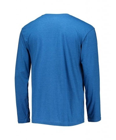 Men's Black, Blue Dallas Mavericks Long Sleeve T-shirt and Pants Sleep Set $24.75 Pajama