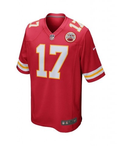 Men's Mecole Hardman Red Kansas City Chiefs Game Jersey $58.80 Jersey