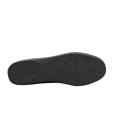 Women's Devitt Square Toe Slip-on Casual Flats Blue $43.61 Shoes