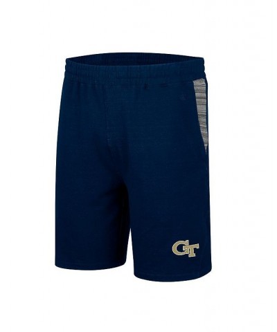 Men's Navy Georgia Tech Yellow Jackets Wild Party Shorts $18.80 Shorts