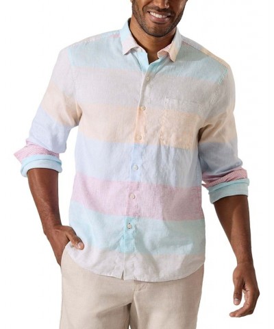 Men's Barbados Breeze Striped Shirt Purple $51.80 Shirts