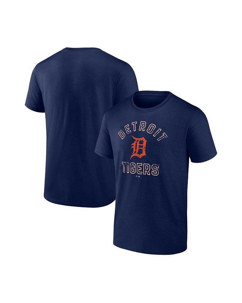 Men's Branded Navy Detroit Tigers Second Wind T-shirt $22.03 T-Shirts