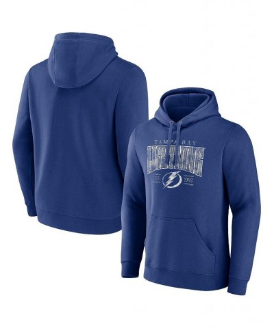 Men's Branded Blue Tampa Bay Lightning Dynasty Pullover Hoodie $30.15 Sweatshirt