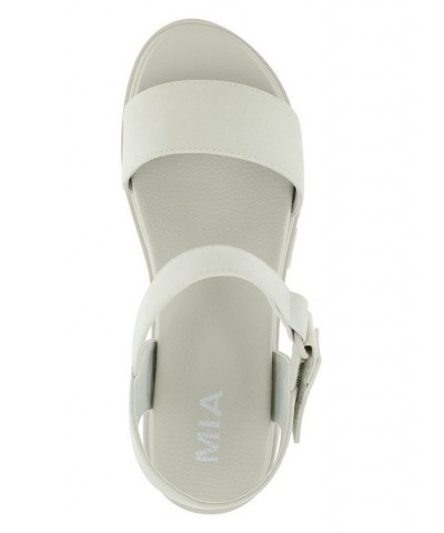 Women's Skyler Round Toe Sandal Ivory/Cream $41.40 Shoes