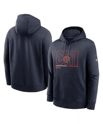 Men's Navy Chicago Bears City Code Club Fleece Pullover Hoodie $37.40 Sweatshirt