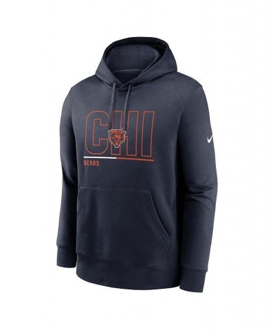 Men's Navy Chicago Bears City Code Club Fleece Pullover Hoodie $37.40 Sweatshirt