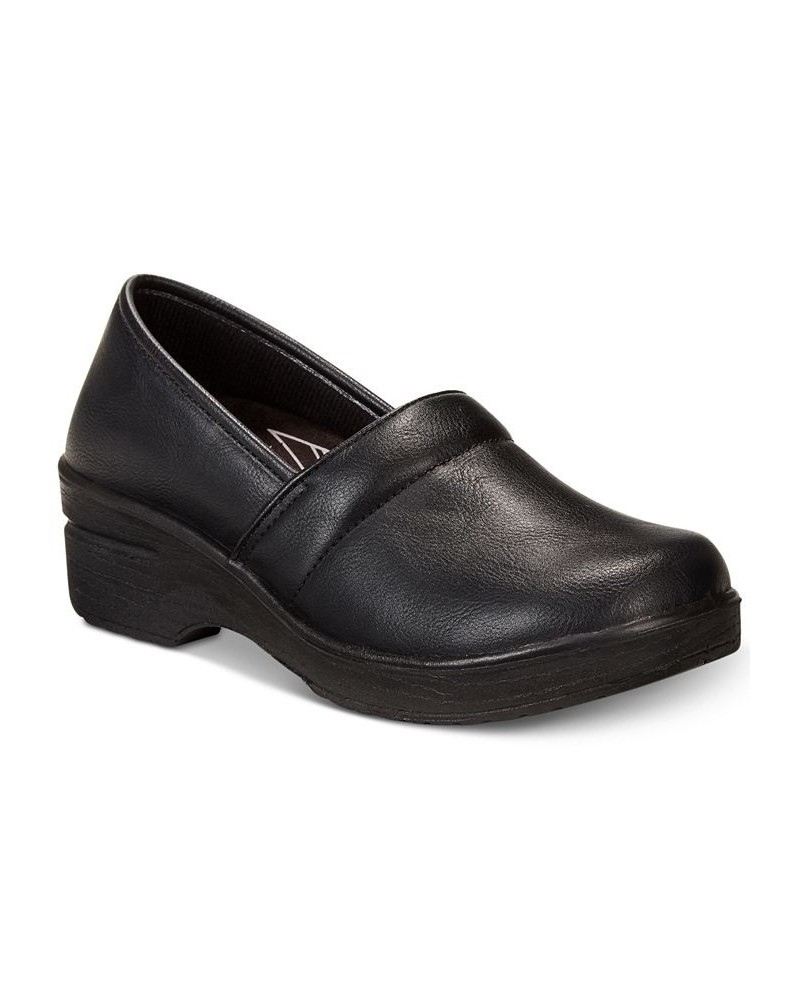 Easy Works By Lyndee Slip Resistant Clogs Black $32.50 Shoes