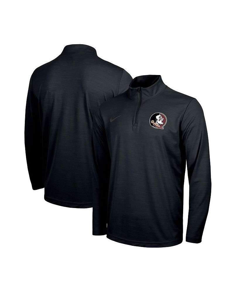 Men's Black Florida State Seminoles Big and Tall Primary Logo Intensity Performance Quarter-Zip Jacket $38.25 Jackets