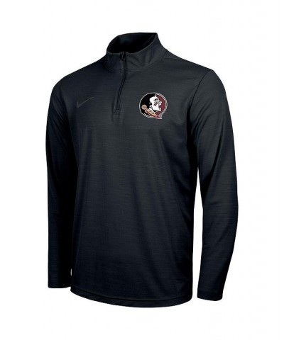 Men's Black Florida State Seminoles Big and Tall Primary Logo Intensity Performance Quarter-Zip Jacket $38.25 Jackets