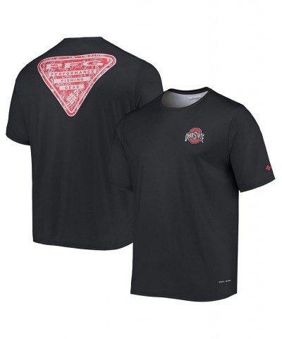 Men's Black Ohio State Buckeyes Terminal Tackle Omni-Shade T-shirt $26.99 T-Shirts