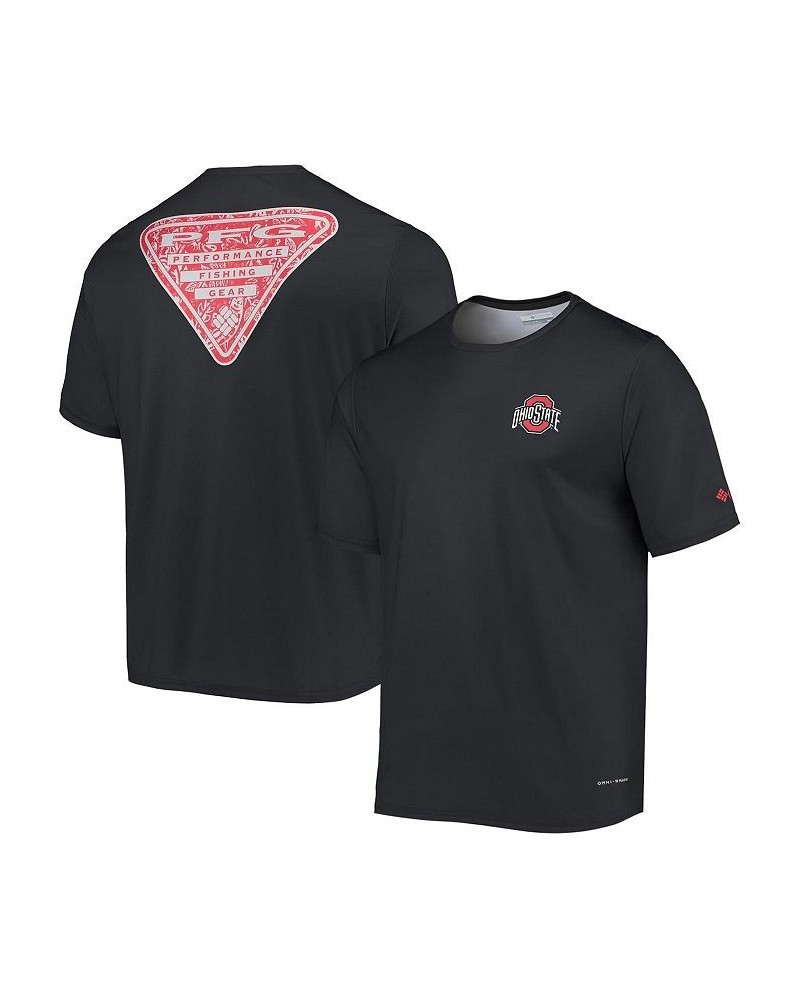 Men's Black Ohio State Buckeyes Terminal Tackle Omni-Shade T-shirt $26.99 T-Shirts