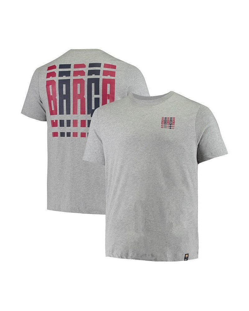 Men's Heathered Gray Barcelona Voice T-shirt $19.20 T-Shirts