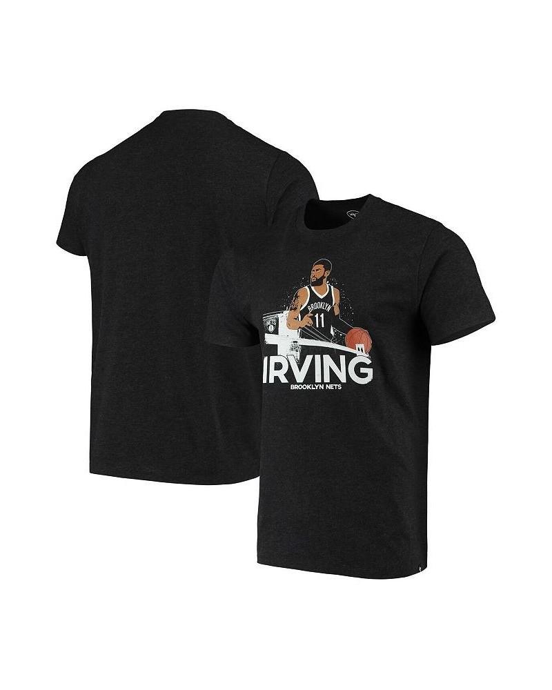 Men's Kyrie Irving Black Brooklyn Nets Player Graphic T-shirt $22.67 Sweatshirt