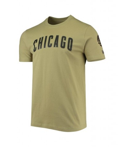 Men's Olive Chicago Cubs Brushed Armed Forces T-shirt $22.50 T-Shirts