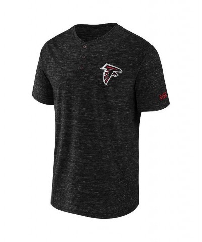 Men's NFL x Darius Rucker Collection by Black Atlanta Falcons Slub Henley T-shirt $18.80 T-Shirts