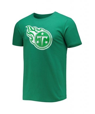 Men's Branded Derrick Henry Green Tennessee Titans St. Patrick's Day Icon Player T-shirt $19.97 T-Shirts