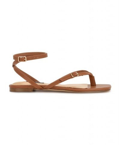 Women's Nelson Casual Ankle Wrap Flat Sandals PD03 $35.88 Shoes