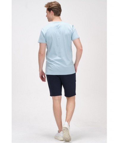 Men's Modern Print Fitted Admission T-shirt PD04 $36.40 T-Shirts