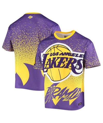 Men's Gold Los Angeles Lakers Sublimated T-shirt $24.20 T-Shirts