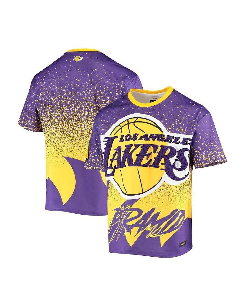 Men's Gold Los Angeles Lakers Sublimated T-shirt $24.20 T-Shirts