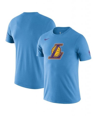 Men's Powder Blue Los Angeles Lakers 2021/22 City Edition Essential Logo T-shirt $21.59 T-Shirts