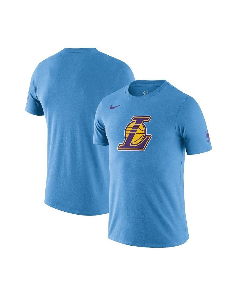 Men's Powder Blue Los Angeles Lakers 2021/22 City Edition Essential Logo T-shirt $21.59 T-Shirts