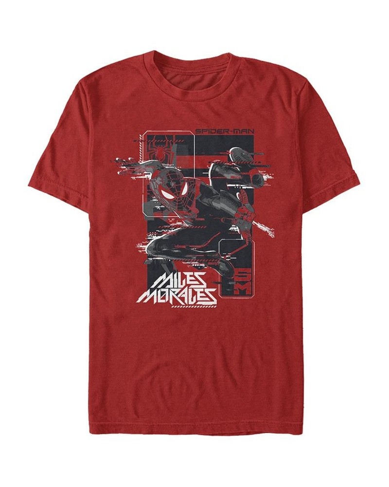 Men's Slinging Web Short Sleeve Crew T-shirt Red $18.89 T-Shirts