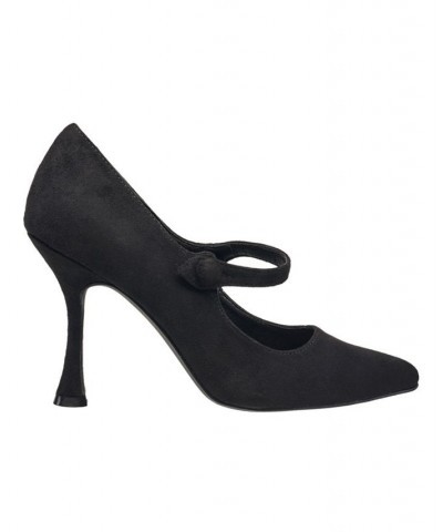 Women's Sicily Closed Toe Pumps Black $44.10 Shoes