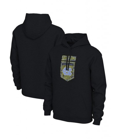 Men's Brand Black North Carolina Tar Heels Veterans Camo Pullover Hoodie $37.09 Sweatshirt
